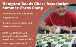 Hrca Summer Chess Camp 2021 The Hampton Roads Chess Association